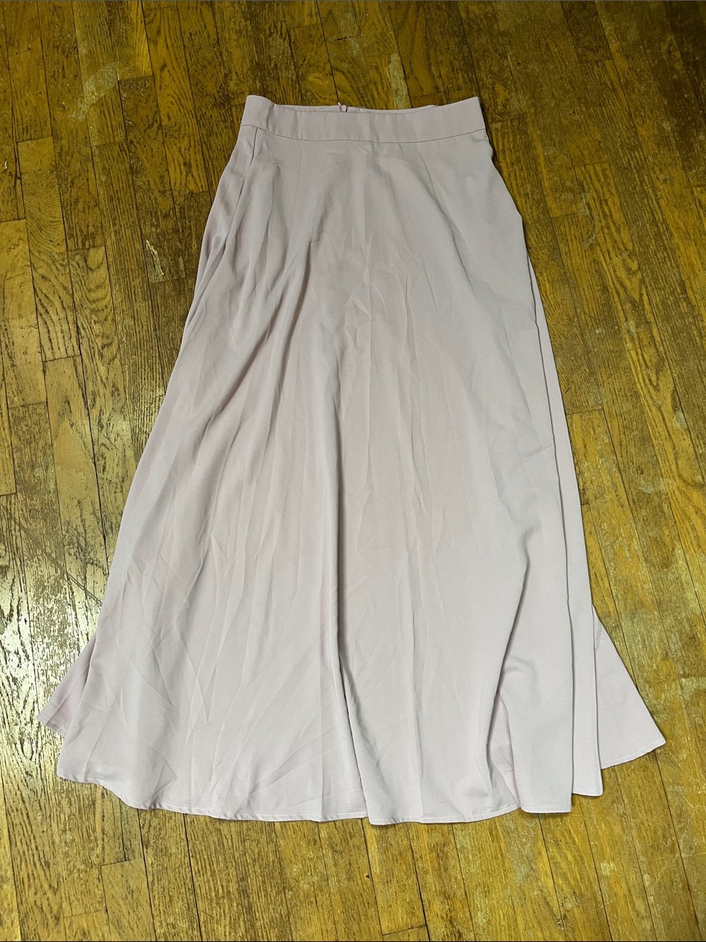 Women's Blush / Dusty Rose Maxi Skirt - Sleek Flow